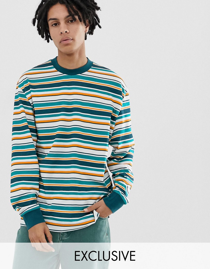 COLLUSION striped long sleeve t-shirt