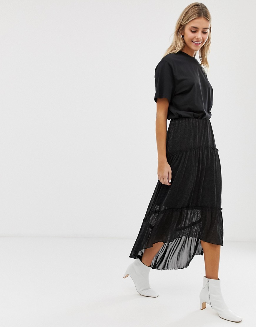 Moves By Minimum tiered maxi skirt