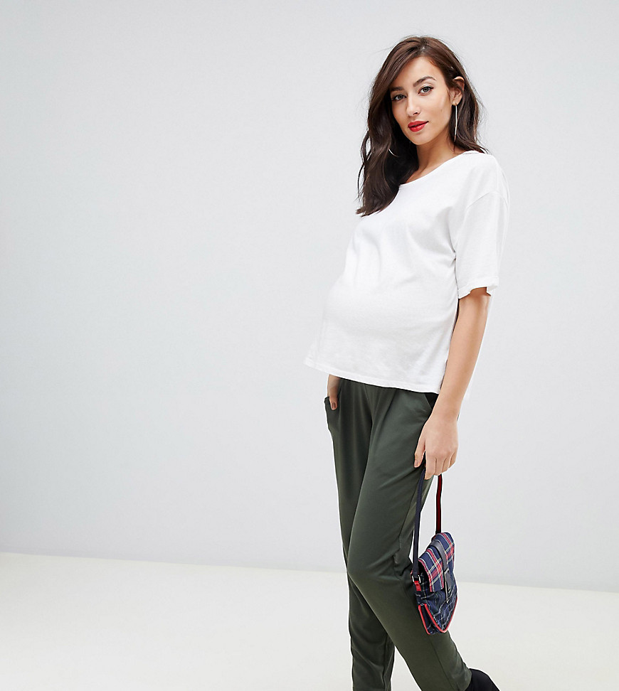 ASOS DESIGN Maternity under the bump ultimate jersey peg trousers