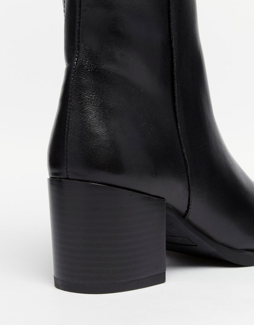 Warehouse | Warehouse Pointed Toe Heeled Ankle Boots at ASOS