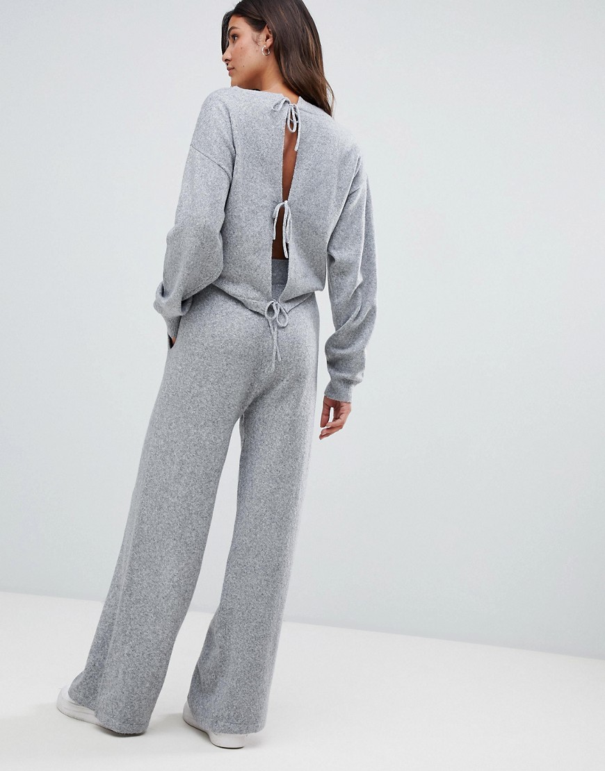 Micha Lounge Relaxed Jumpsuit With Cut Out Back Detail
