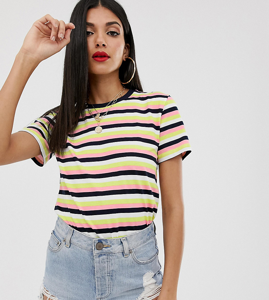 ASOS DESIGN Tall t-shirt in pretty stripe