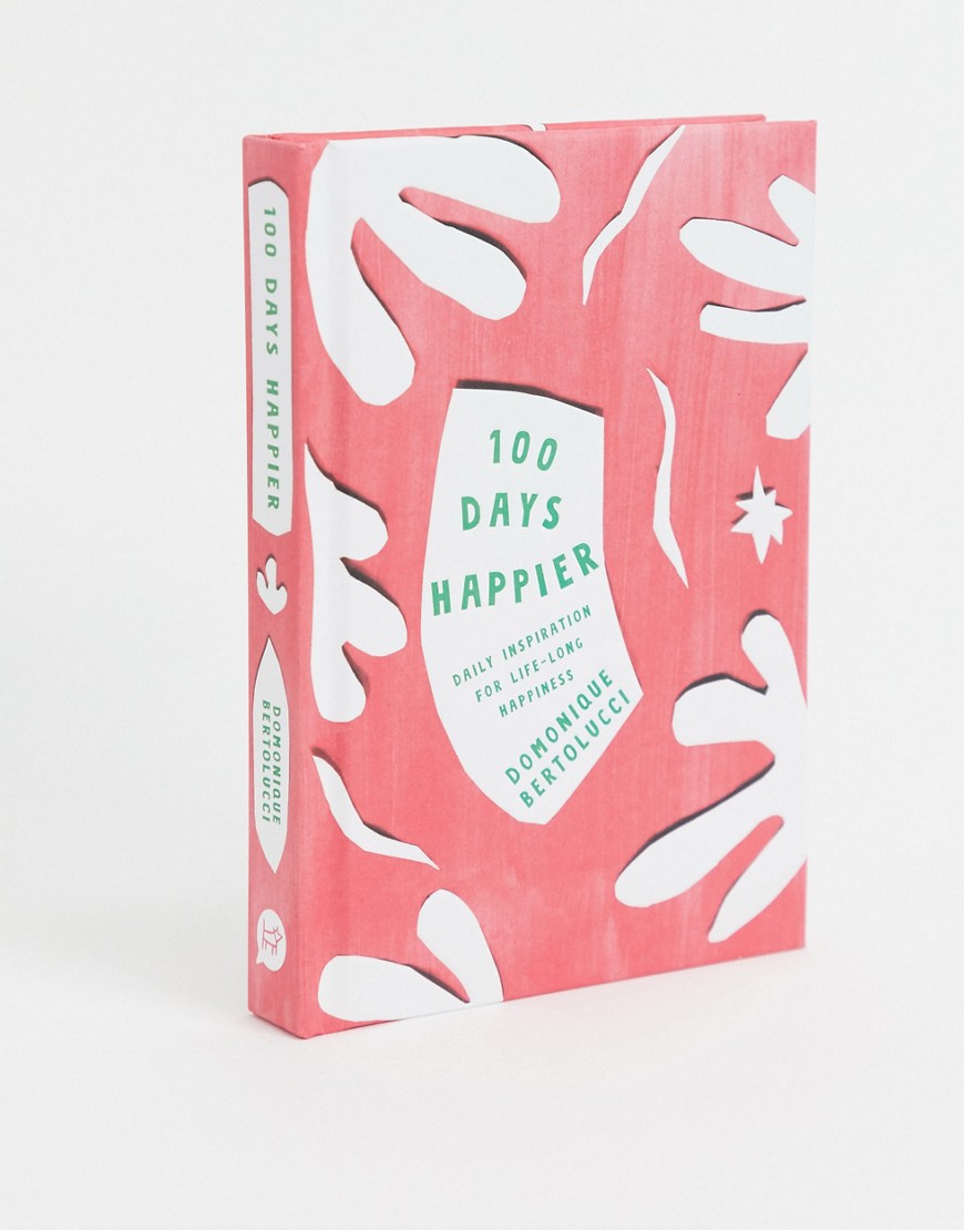 100 Days Happier bog-Multifarvet