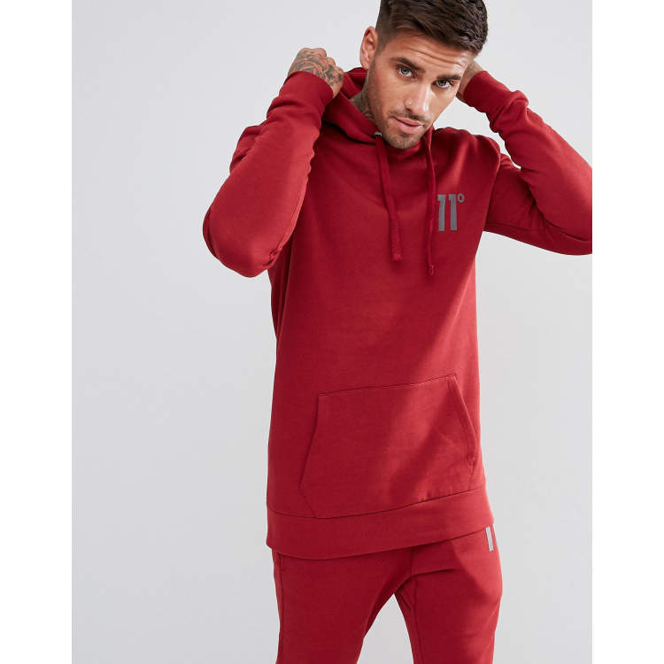 11 degrees sales red hoodie