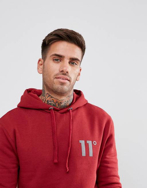 Red 11 2025 degrees hoodie