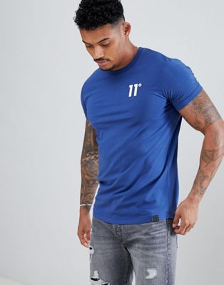 11 degrees blue t shirt