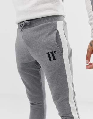 11 degrees grey joggers