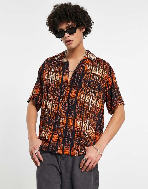 2-Minds - Cage - Camicia arancione a maniche corte