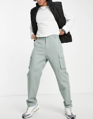2-Minds 2minds high pocket trousers in light green
