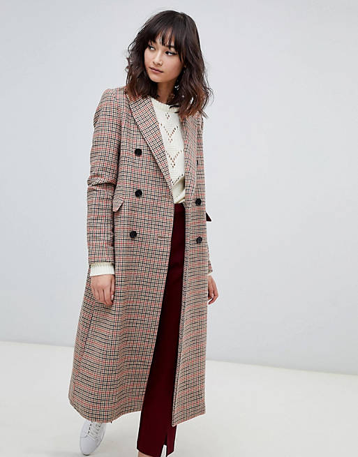 2NDDAY check tailored coat