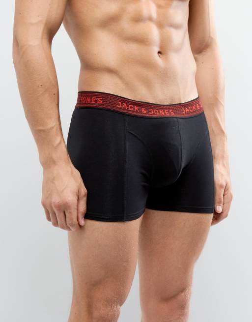 3-pak badebukser med kontrast  taljebånd  fra Jack & Jones, 4 af 4