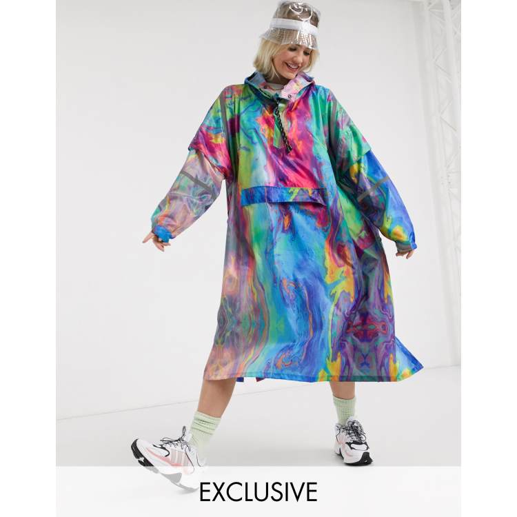 Rainbow sales raincoat womens