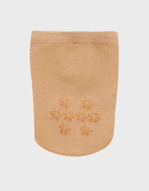 4 pakke sorte og beige sokker fra Gipsy, 2 af 4