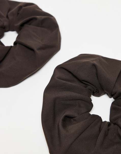 4505 – 2er-Pack weiche Yoga-Scrunchies für die Haare in Zartbitter - view 1