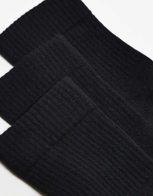 4505 3 pack anti bacterial athletic socks in black , 2 of 3