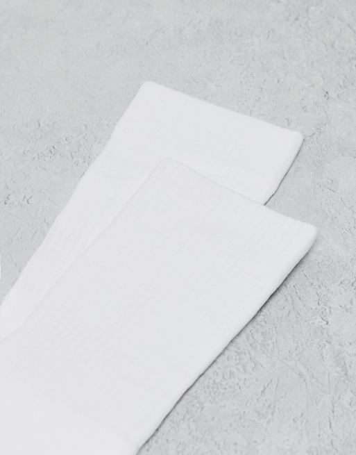 4505 5-pack quick-dry running socks with arch support in white