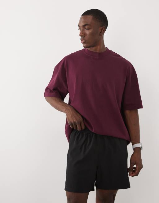 4505 5"" running short with elastic waist band and phone pocket in black, 2 of 5
