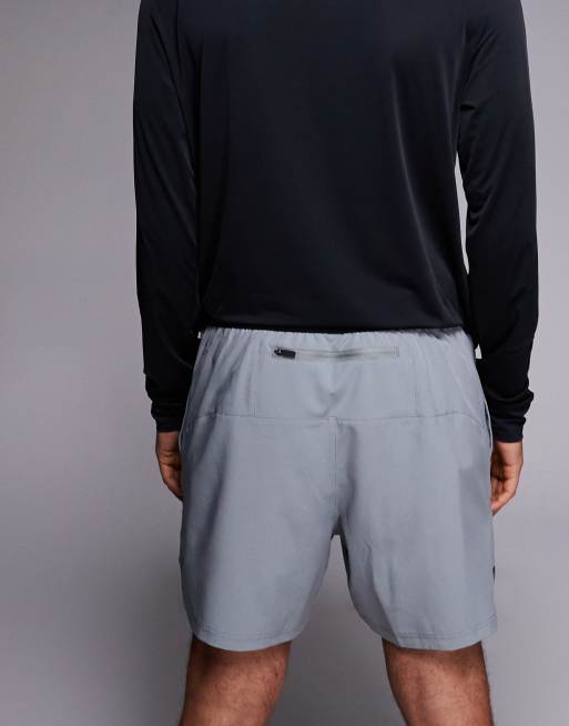 4505 5" running shorts with elastic waistband and phone pocket in cool gray, 3 of 5