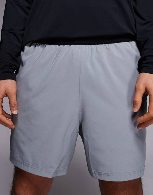 4505 5" running shorts with elastic waistband and phone pocket in cool gray, 4 of 5