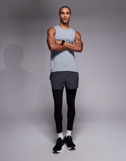 4505 active base layer quick dry running tight with reflective graphic in black, 2 of 5