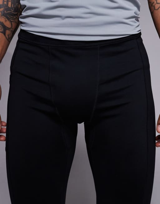 4505 active base layer quick dry running tight with reflective graphic in black, 3 of 5