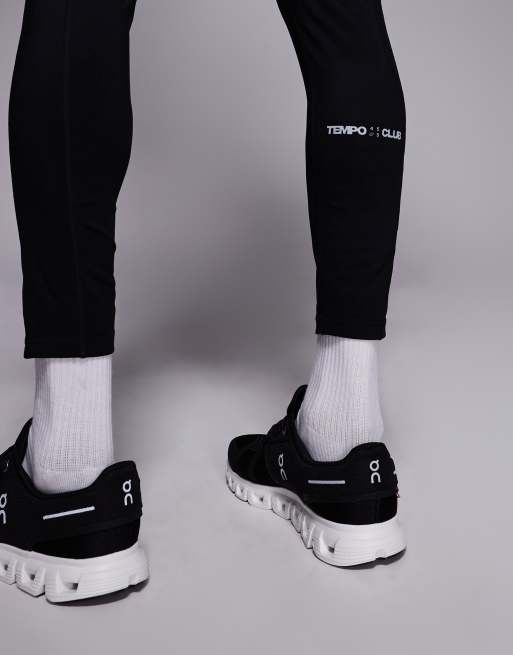 4505 active base layer quick dry running tight with reflective graphic in black, 5 of 5