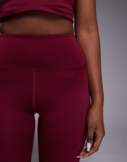 4505 – Active – Czerwone modelujące legginsy sportowe z podwyższonym stanem, 2 z 5