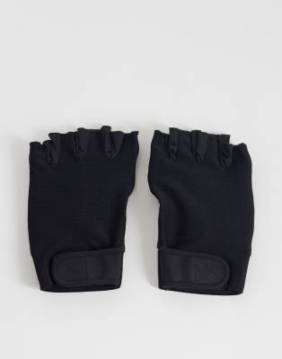 4505 Active Fingerless Training Gloves In Black