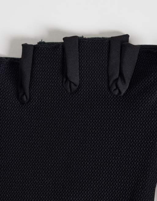 4505 - Active - Guanti da allenamento senza dita neri, 3 di 3