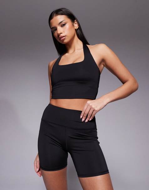 4505 active heart sculpt seam 5 inch legging shorts in black - view 1