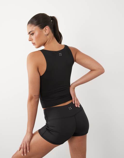 4505 - Active - Lichtgewicht tanktop met ronde hals in zwart, 2 van 4