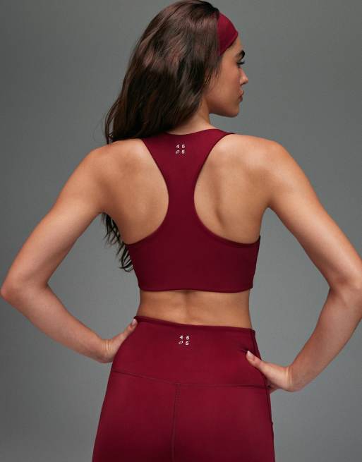 4505 – Active – Push-up-Sport-BH in Kirschrot mit mittlerer Stützfunktion, 2 von 4