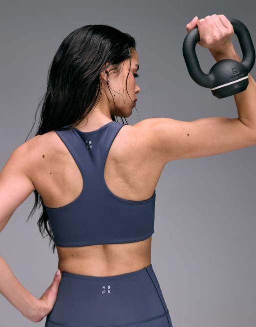 4505 - Active - Push-up sport-bh met medium ondersteuning in leiblauw, 3 van 4