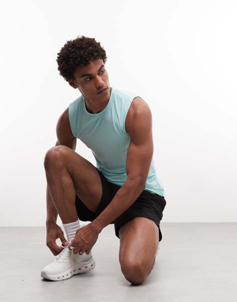 4505 - Active - Slim-fit tennishemdje met zijnaad in mintgroen - view 1