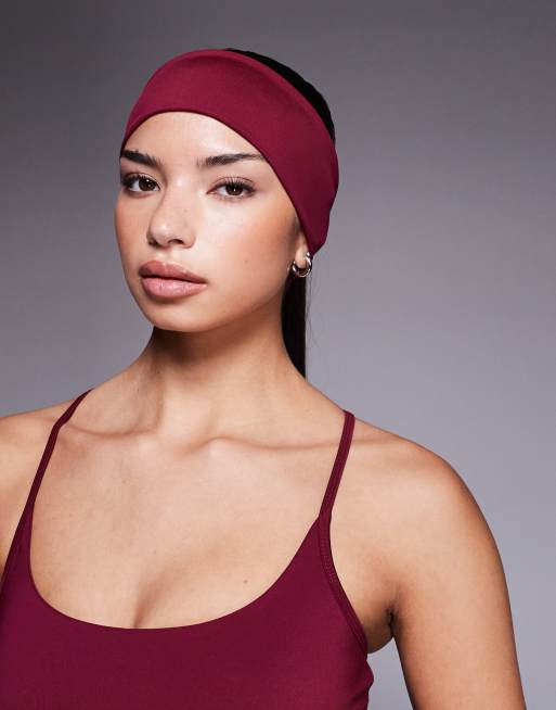 4505 active training headband in cherry red, 3 of 3