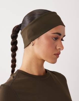 4505 Active Training Headband In Brown