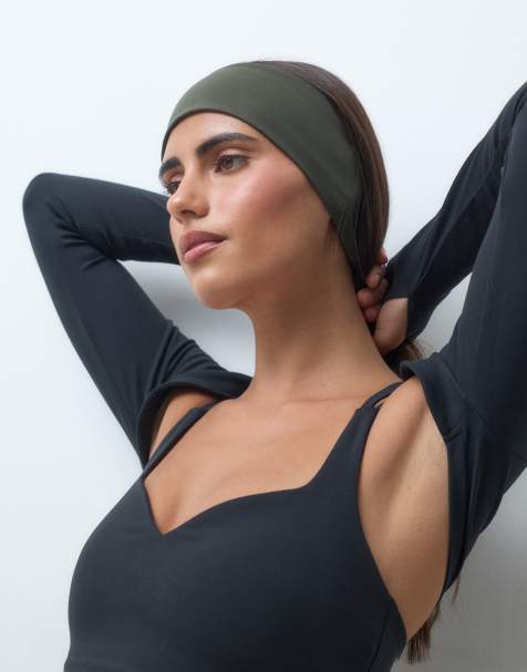4505 active training headband in khaki - view 1