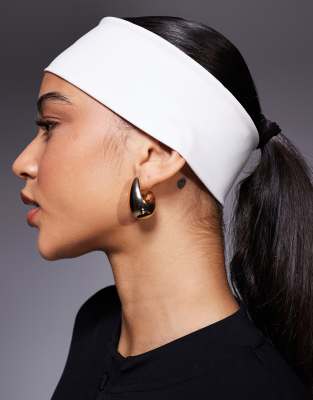 4505 Active Training Headband In White