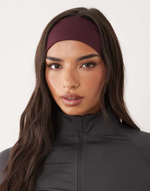 4505 active training headband in wine, 2 of 3