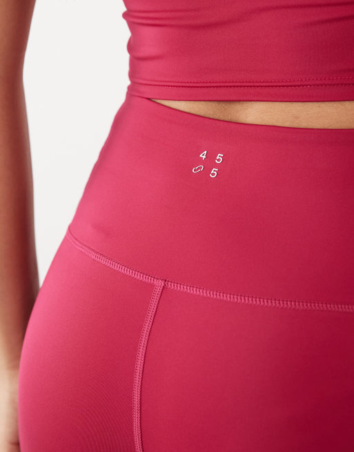 4505 active waist snatching high rise 5"" legging short in pomegranate, 5 of 5
