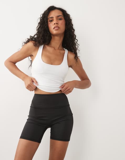 4505 aktive bum sculpt højtaljede leggings med korte ben 5" i sort - view 1