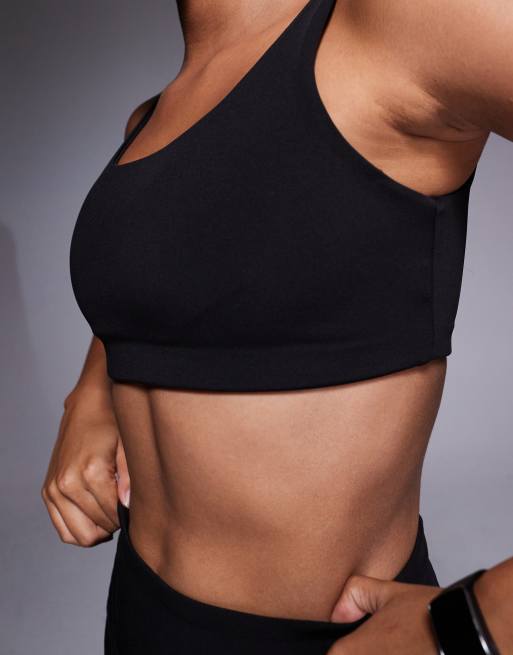 4505 - Brassière de sport maintien intermédiaire à rembourrage amovible - Noir, 3 de 4