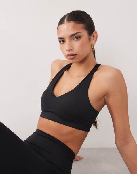 4505 - Brassière de sport push-up à maintien intermédiaire - Noir - view 1