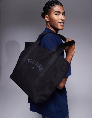4505 canvas training tote bag in black