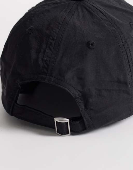 4505 - Cappellino da corsa nero tecnico in tessuto quick dry, 3 di 3