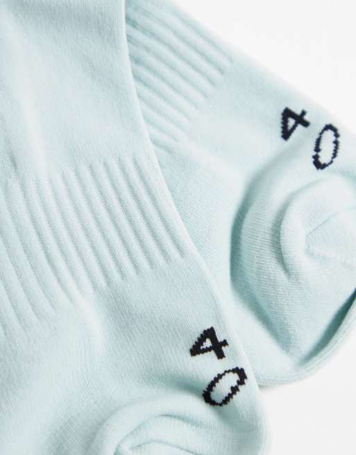 4505 Chaussettes de running avec soutien de voûte plantaire et finition antibactérienne, jade, 2 de 3