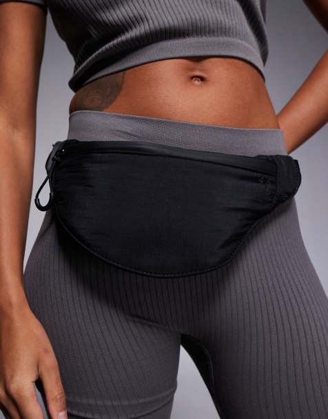 4505 - Cintura da corsa nera con tasca interna e portachiavi - view 1