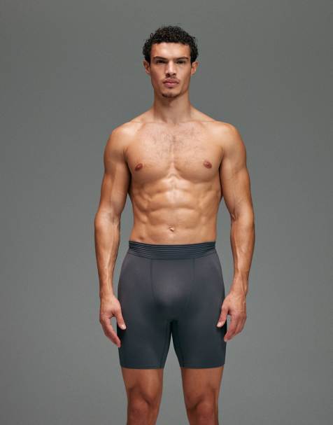 4505 - Collant de sport mi-long gainant sans coutures 20 cm - Anthracite - view 1