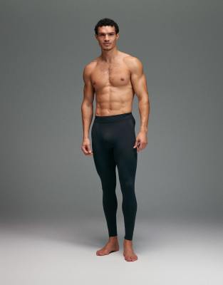 4505 - Collants de sous-vêtement gainants sans coutures effet de compression - Noir