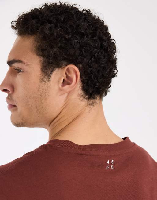 4505 cotton cropped lifting tank with quick dry finish in rust, 4 of 5